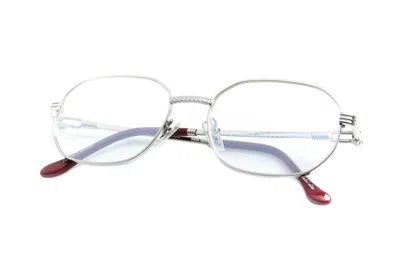 Vintage Frames Company Hustler Signature Series 18kt White Gold In Metallic