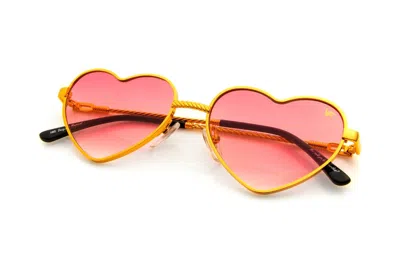 Vintage Frames Company I Heart Vf 18kt Gold In Pink