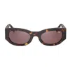 Vintage Frames Company Jagger Matte Brown Tortoise Acetate In Brown