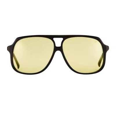 Vintage Frames Company King Size Black Acetate