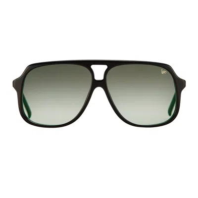 Vintage Frames Company King Size Black Acetate