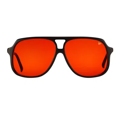 Vintage Frames Company King Size Black Acetate