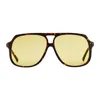 Vintage Frames Company King Size Brown Tortoise Acetate In Brown