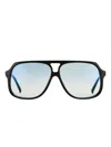 Vintage Frames Company King Size Sunglasses In Black