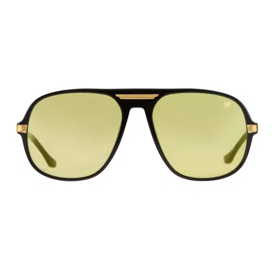 Vintage Frames Company Lucky Black Acetate