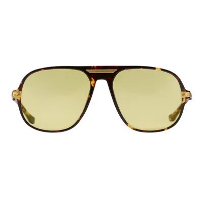 Vintage Frames Company Lucky Brown Tortoise Acetate In Green