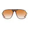Vintage Frames Company Lucky Brown Tortoise Acetate In Orange