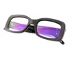 Vintage Frames Company Manhattan Black Acetate In Black