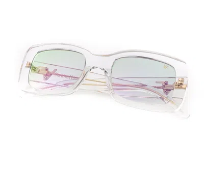 Vintage Frames Company Manhattan Translucent Edition Acetate In White
