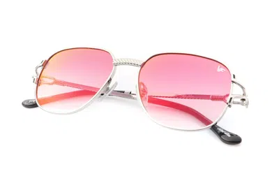 Vintage Frames Company Mayor Deluxe Edition 18kt White Gold In Metallic