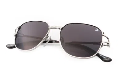 Vintage Frames Company Mayor Deluxe Edition 18kt White Gold In Metallic