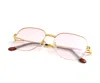 Vintage Frames Company Mayor Half Rim 18kt Gold In Gold
