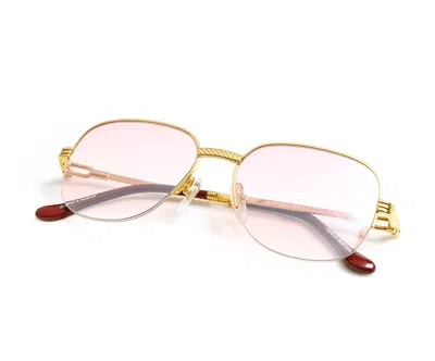 Vintage Frames Company Mayor Half Rim 18kt Gold