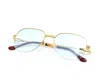 Vintage Frames Company Mayor Half Rim 18kt Gold In Gold