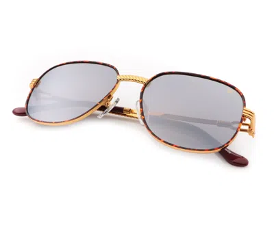 Vintage Frames Company Mayor Tortoise Edition 18kt Gold In Tortoise / Yellow Gold