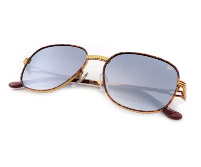 Vintage Frames Company Mayor Tortoise Edition 18kt Gold In Tortoise / Yellow Gold