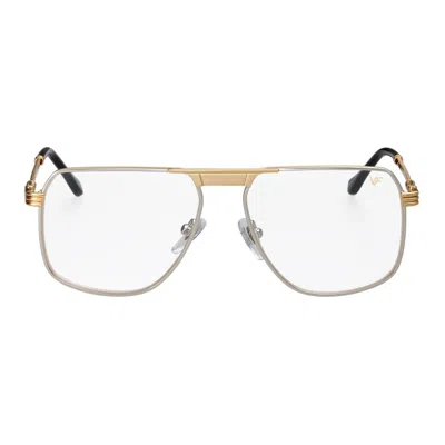 Vintage Frames Company Medellin 18kt Two-tone Yellow Gold