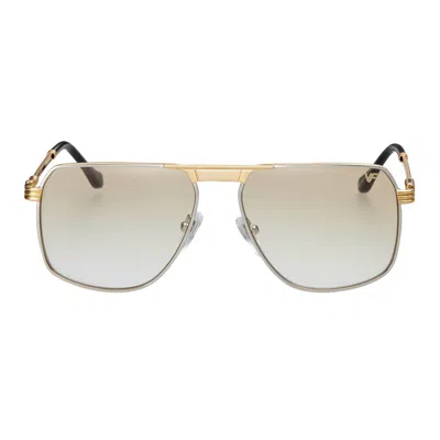 Vintage Frames Company Medellin 18kt Two-tone Yellow Gold