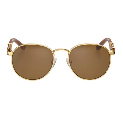 Vintage Frames Company Miami Vice Atelier Mirage Woods In Gold