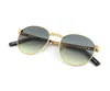 Vintage Frames Company Miami Vice Cuban Link Edition 24kt Gold In Blue