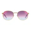 Vintage Frames Company Miami Vice Double Rope Edition 18kt Two-tone Gold In Gold