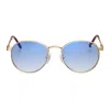 Vintage Frames Company Miami Vice Signature Series 18kt Gold In Blue