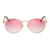 Vintage Frames Company Miami Vice Signature Series 18kt Gold In Pink