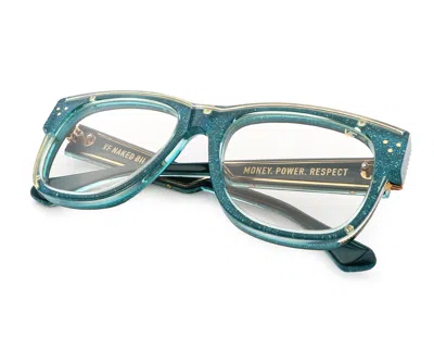 Vintage Frames Company Naked Billionaire Blue Translucent