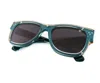 Vintage Frames Company Naked Billionaire Blue Translucent In Blue