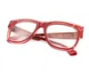 Vintage Frames Company Naked Billionaire Red Translucent In Red