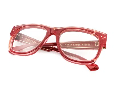 Vintage Frames Company Naked Billionaire Red Translucent