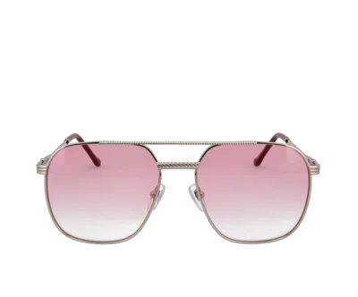 Vintage Frames Company Narcos Masterpiece Edition 18kt White Gold In Pink