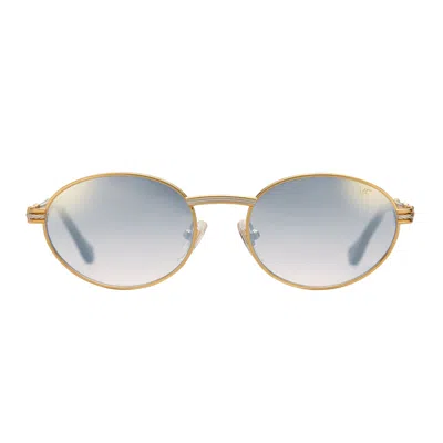 Vintage Frames Company Pac Double Rope Edition 18kt Two-tone Gold In Multi