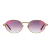 Vintage Frames Company Pac Double Rope Edition 18kt Two-tone Gold In Multi