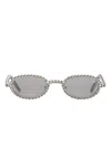 Vintage Frames Company Pac Full Cuban Edition 24kt White Gold In Silver