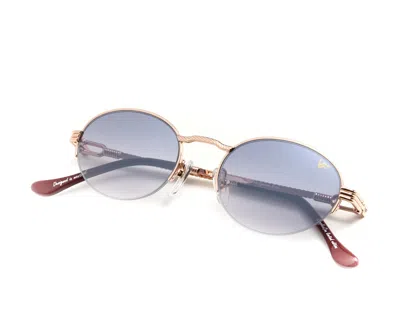 Vintage Frames Company Pac Half Rim 18kt Rose Gold In Metallic