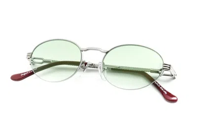 Vintage Frames Company Pac Half Rim 18kt White Gold In Multi