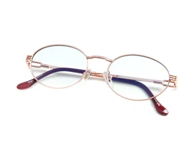 Vintage Frames Company Pac Signature Series 18kt Rose Gold In Burgundy