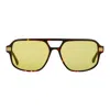 Vintage Frames Company Pit Boss Tortoise Edition 18kt Gold In Black
