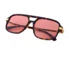 Vintage Frames Company Pit Boss Tortoise Edition 18kt Gold In Red
