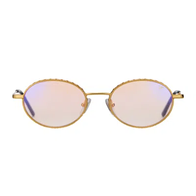 Vintage Frames Company Power 18kt Gold In Pink