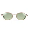 Vintage Frames Company Power 18kt Rose Gold In Gold