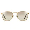 Vintage Frames Company Pusher 18kt Gold In Brown