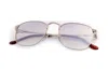 Vintage Frames Company Pusher 18kt White Gold In Purple