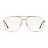 Vintage Frames Company Snatch Double Rope Edition 18kt Two-tone Gold In Gold