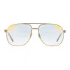 Vintage Frames Company Snatch Double Rope Edition 18kt Two-tone Gold In Gold