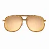 Vintage Frames Company Snatch Full Cuban Edition 24kt Gold In Gold