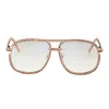 Vintage Frames Company Snatch Full Cuban Edition 24kt Rose Gold In Gold