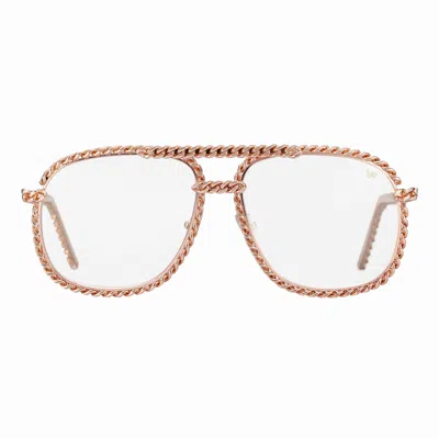 Vintage Frames Company Snatch Full Cuban Edition 24kt Rose Gold