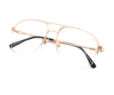 Vintage Frames Company Snatch Half Rim 18kt Rose Gold
